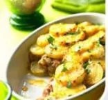 Thunfisch- und Kartoffelschicht