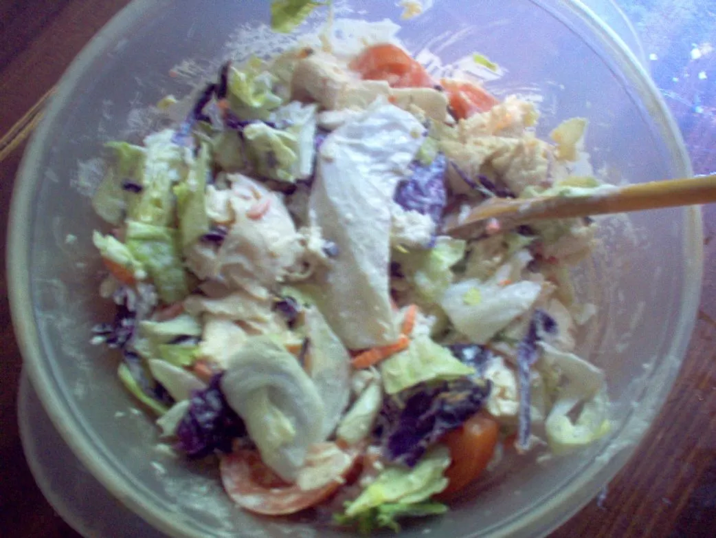 Einfacher Hühnersalat