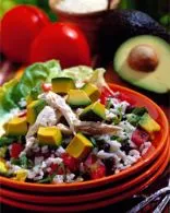 Hühnchen-Avocado-Salat