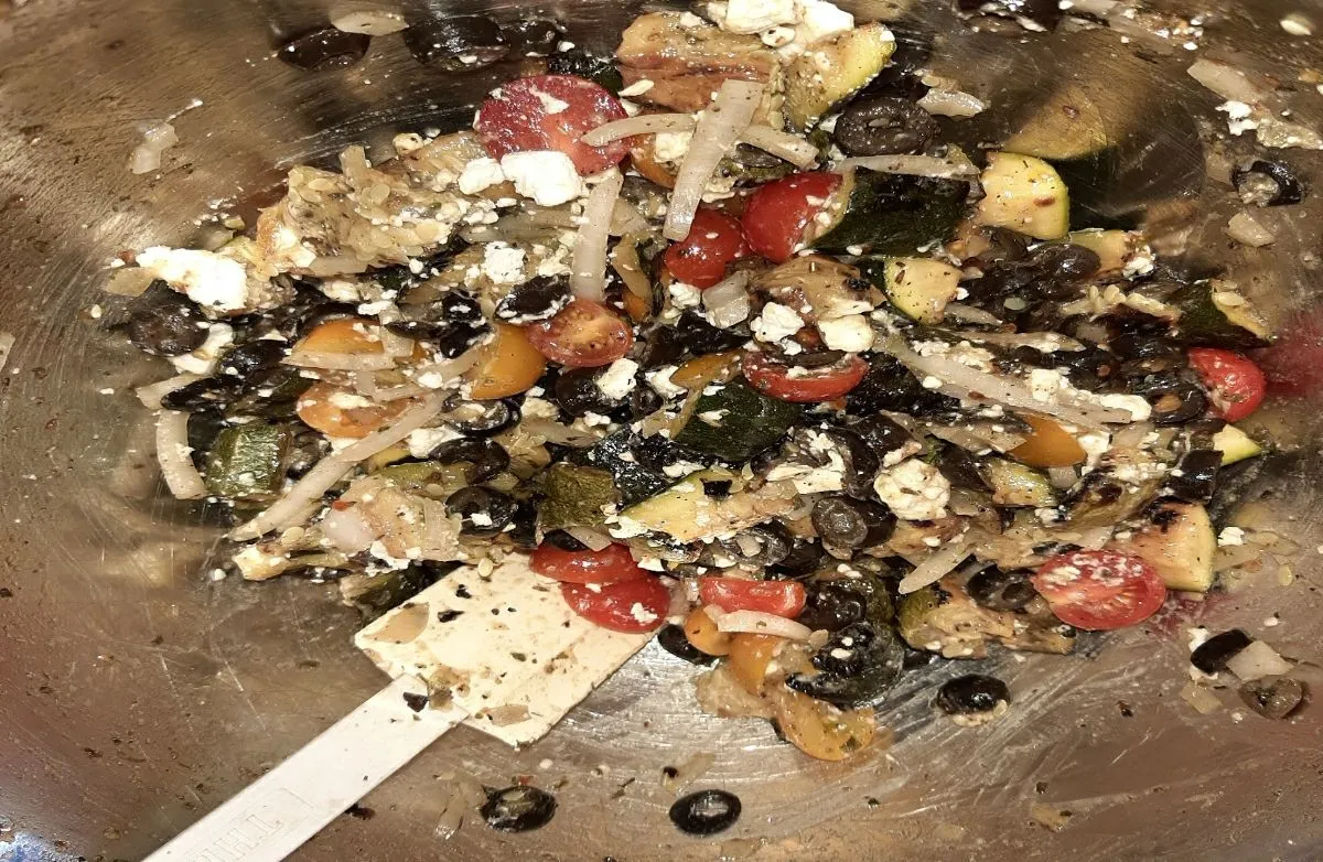 Griechischer Zucchinisalat