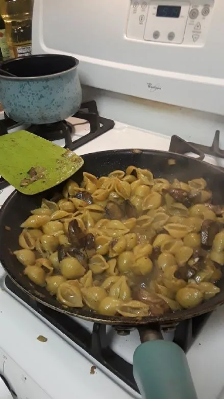 Pilz-Alfredo-Pasta