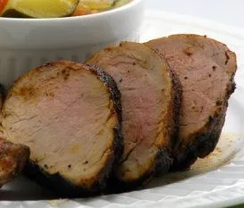 Geräucherte Ancho-Espresso gewürzte Schweinekoteletts