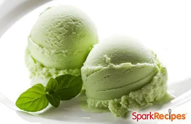 Minz-Schokoladen-Eiscreme