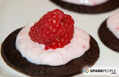 63-Kalorien Fruchtige Schokoladentörtchen