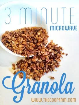 3-Minuten Mikrowellen-Granola