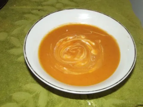 Kürbis-Kokos-Bisque