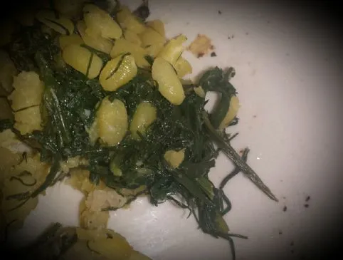 Indischer Dill mit Linsen (Shepu chi bhaji)