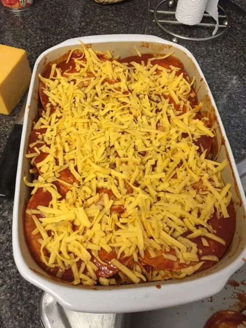 Enchilada-Auflauf