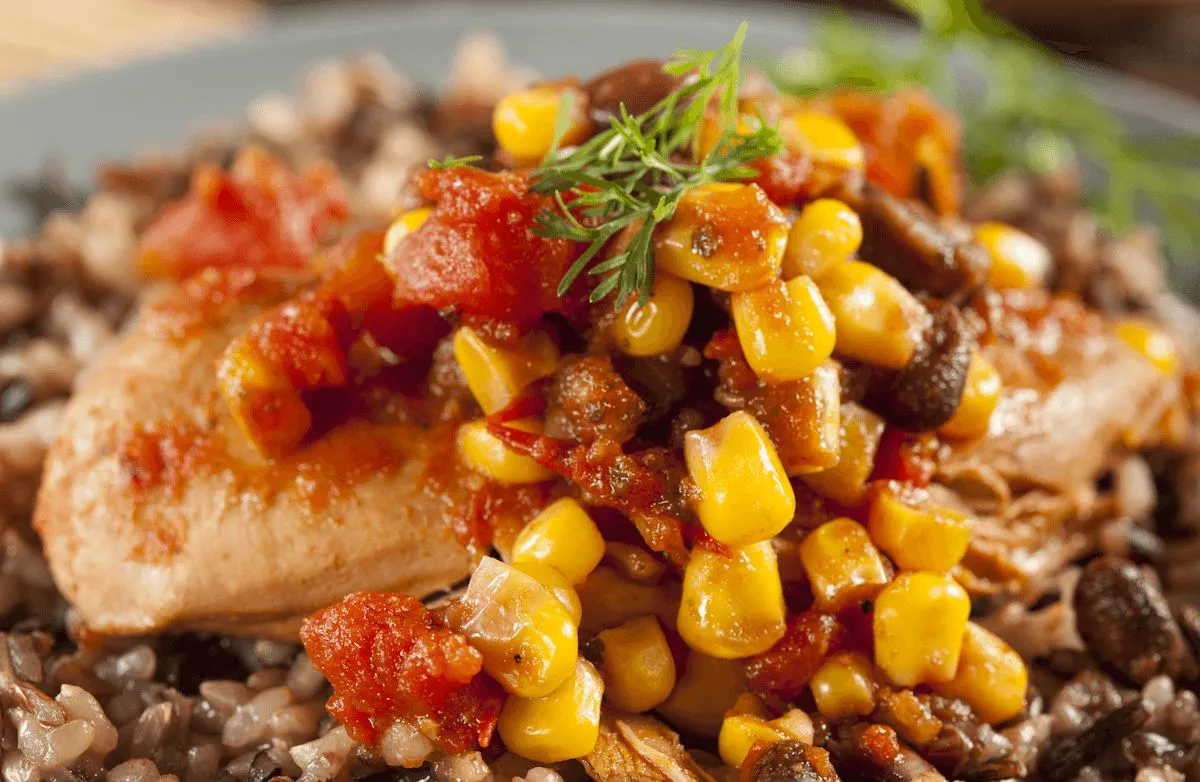 Einfache Salsa-Hühnchen