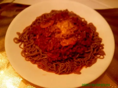 Low Carb Spaghetti-Sauce mit Nudeln !!