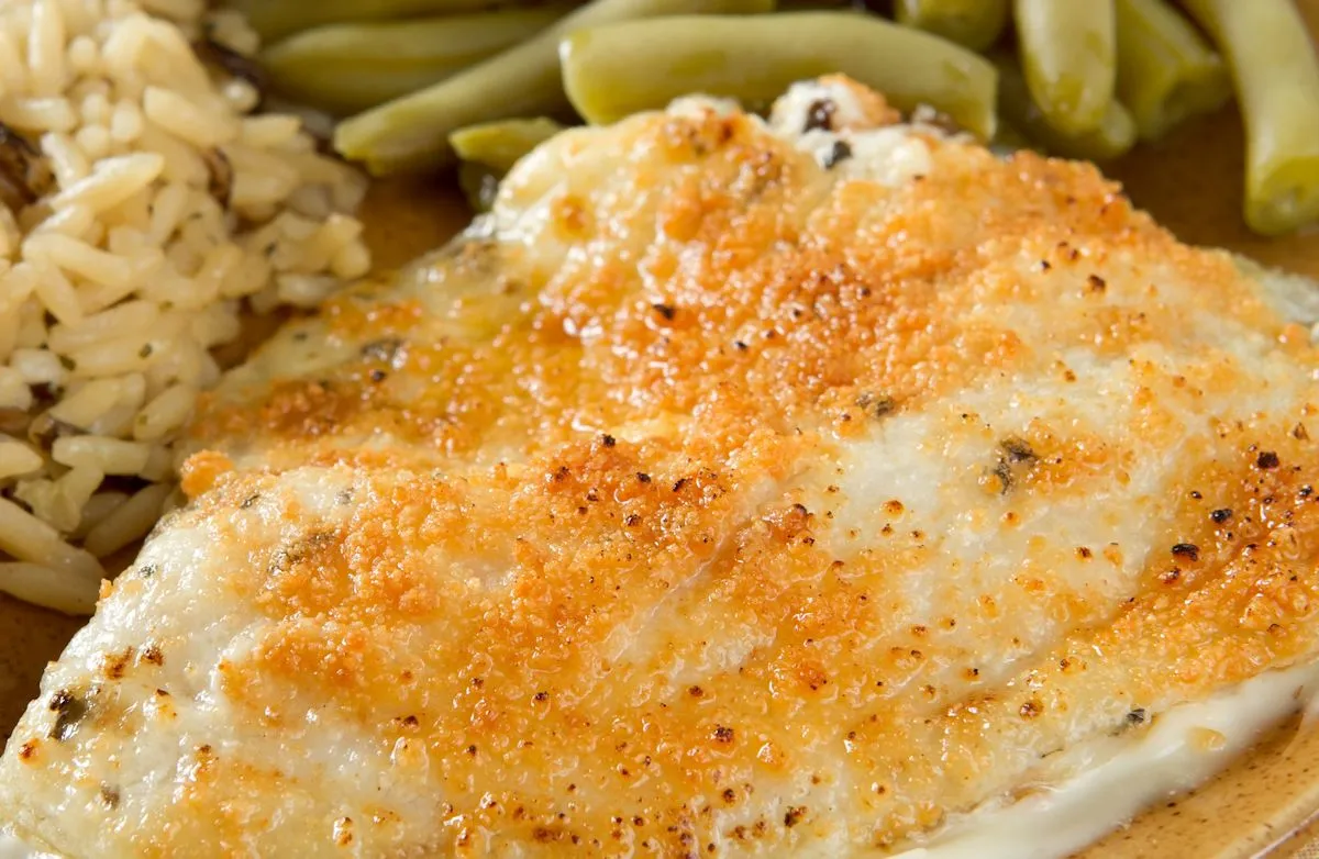Parmesan-Kruste Tilapia