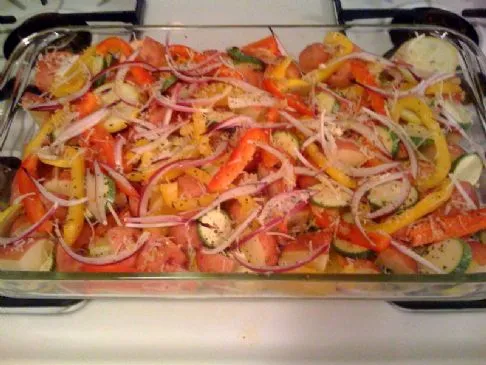 Sommerernte Kartoffelauflauf