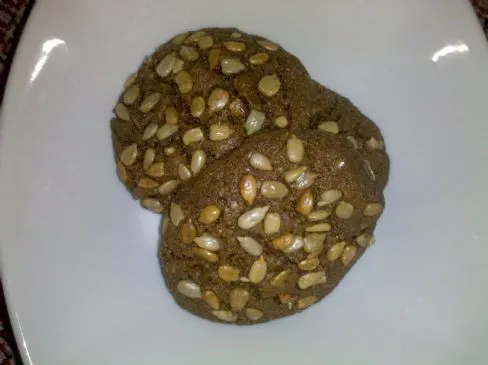 Schokoladen-Sonnenblumenkekse