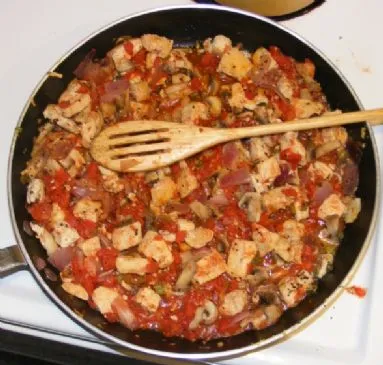 Hähnchen mit schlechtem Atem (große Portionen!)