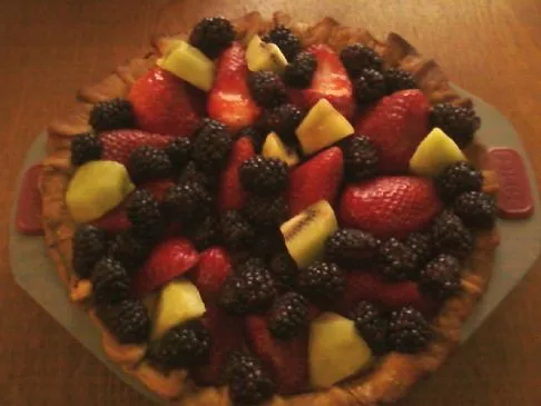 Oster-Frischfrucht-Custard-Tarte