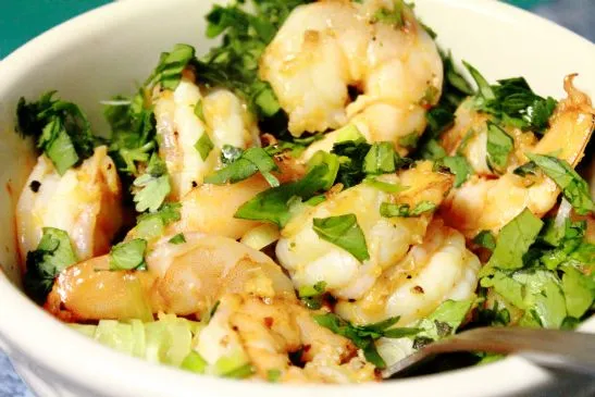 Würzige Knoblauch-Garnelen