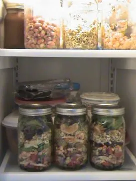 Sues Salat im Glas #1