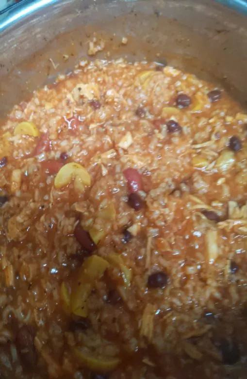 Super Hähnchen und Reis