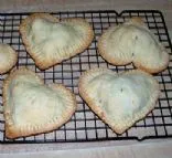 Herzförmige Mini-Pie
