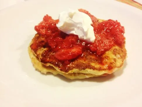 Einfache Bananen-Hafer-Pfannkuchen ohne Milch