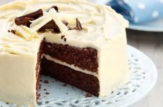 Monochromer Genuss-Kuchen