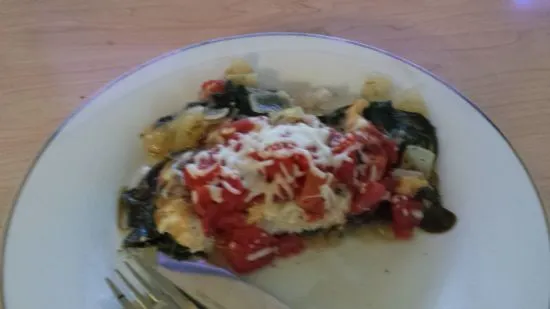 Hähnchen auf Spinatbett