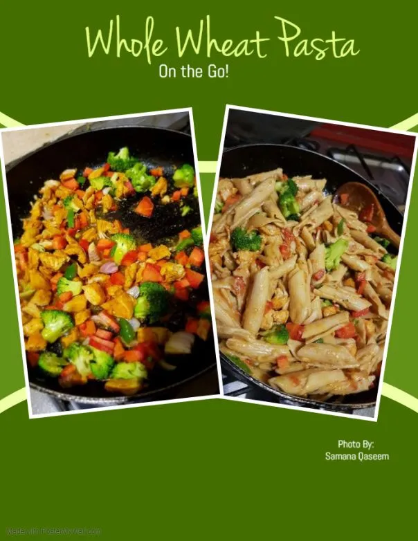 Vollkornpasta für unterwegs