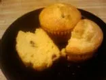 Einfache Orange-Cranberry-Mais-Muffins