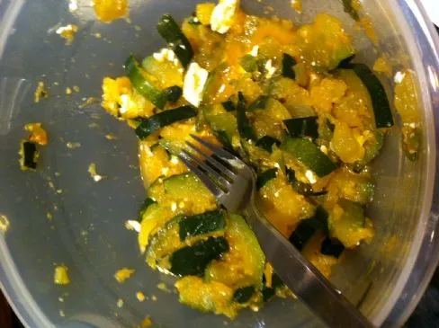 Zucchini-Püree-Salat