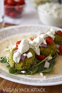 Gebackene Spinat-Falafel