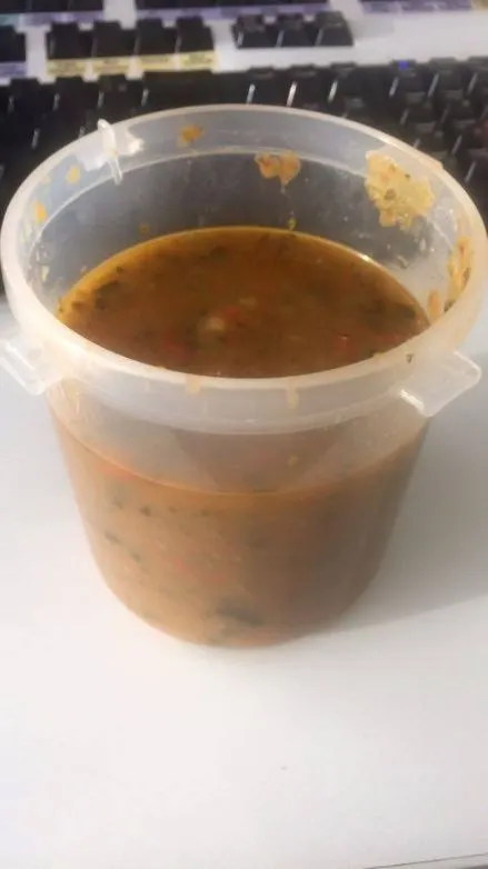 Zucchini- und Paprikasuppe