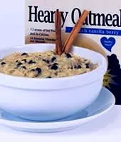 Blaubeer-Vanille-Haferbrei