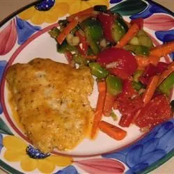 Überbackener Parmesan-Grouper