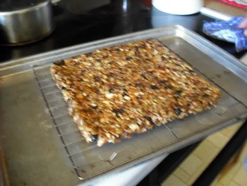 Getrocknete Früchte und Nuss-Granola-Riegel