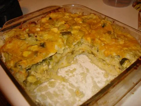 Hühnchen-Enchilada Suiza Auflauf