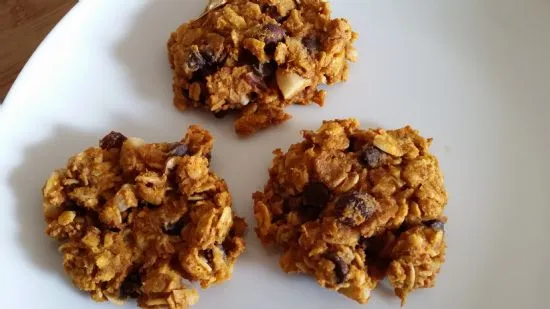 Kürbis-Schokoladenstückchen-Rosinen (GF) Kekse