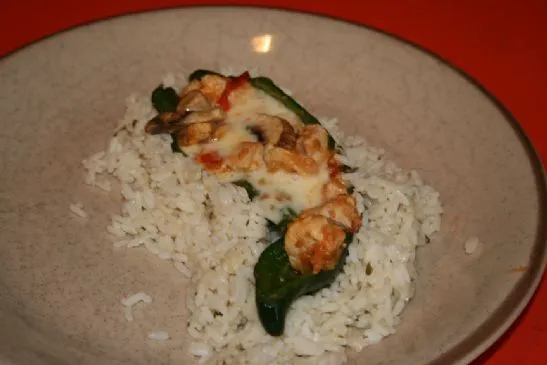 Hähnchen gefüllte Poblano-Chilis, 134 Kalorien