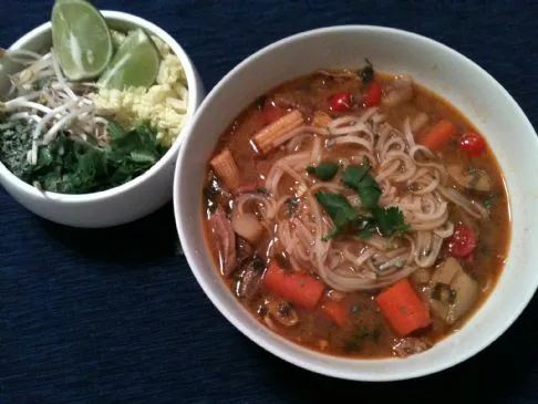 Kokos-Curry-Entensuppe