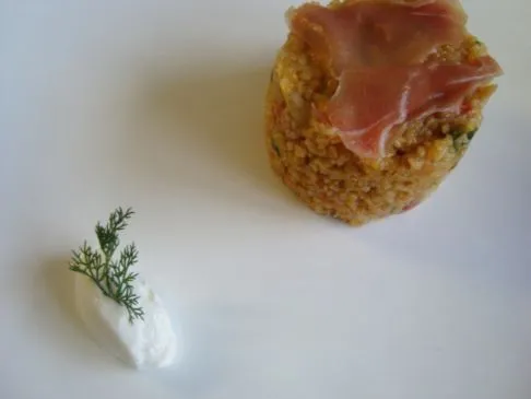 Bulgur mit frischen Champignons