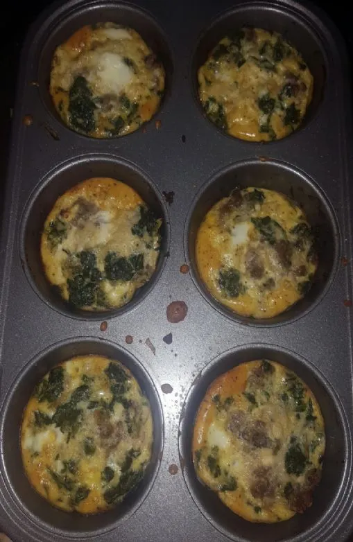 Spinat-Feta-Frittata