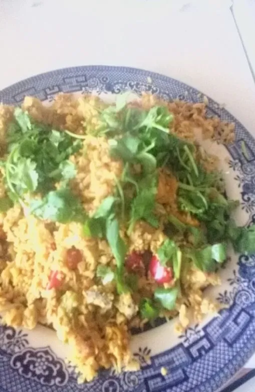 Einfache Low-Carb Blumenkohl-Pfannengericht