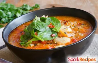 Geröstete Gemüsesuppe