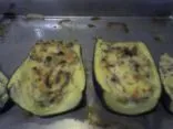 Italienische Zucchini-Boote