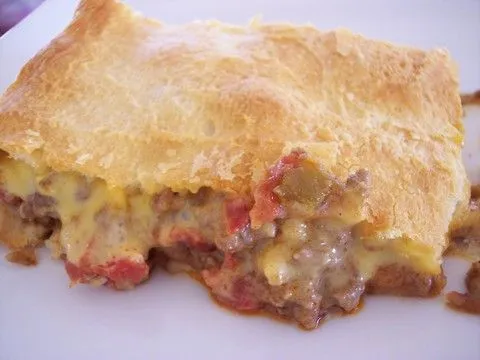 Mexikanischer Auflauf mit Putenhackfleisch (85/15 & 99% FF) und fettarmen Croissants