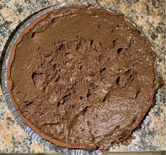 Zweifarbige Pudding-Torte