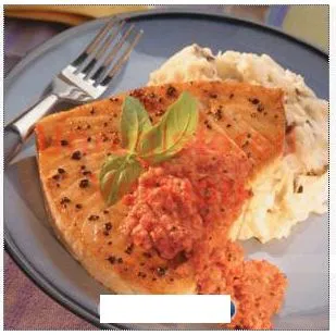 Fisch im Romesco-Stil