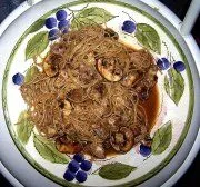 Gegrillte Portabello-Hähnchen-Pasta