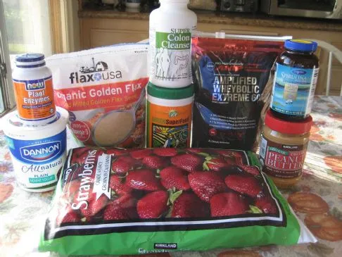 Leichter Erdbeer-Smoothie von SKINNYSOON13