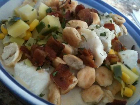 Leichte gebackene Chowder