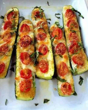 Gebackene Zucchini